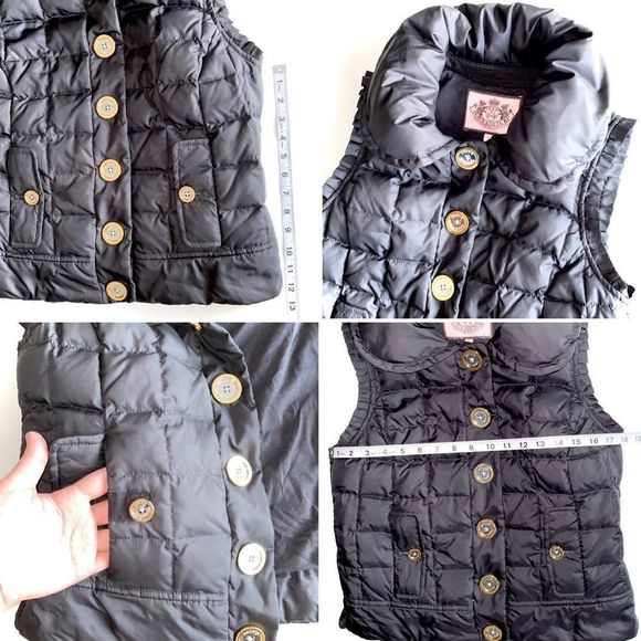 juicy couture puffer vest - Picture 3 of 10